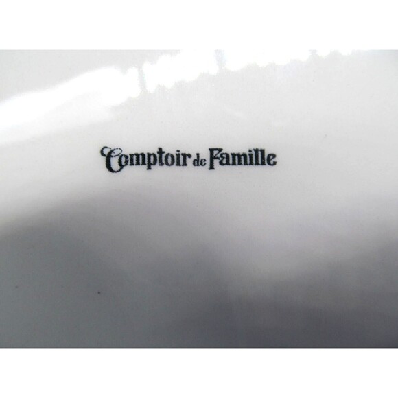 Comptoir de Famille  8 1/4" Floral Salad Plates Set of 3 - Picture 4 of 12